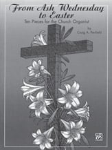 From Ash Wednesday to Easter Organ sheet music cover